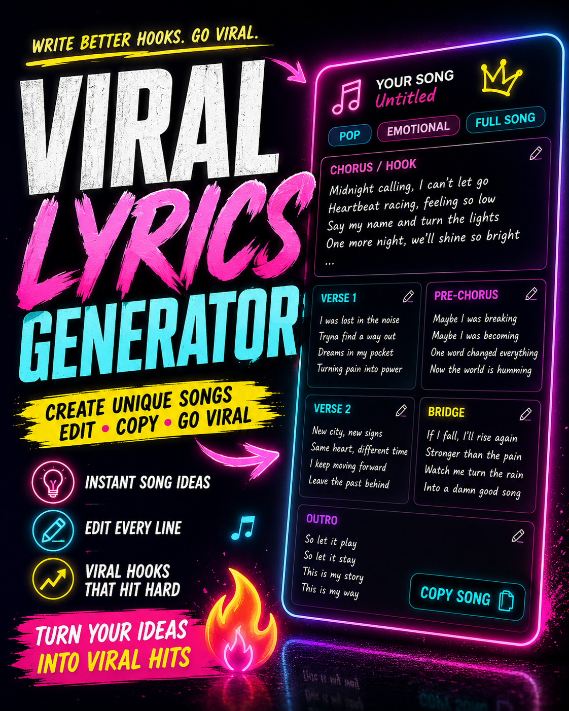 Viral Lyrics Generator